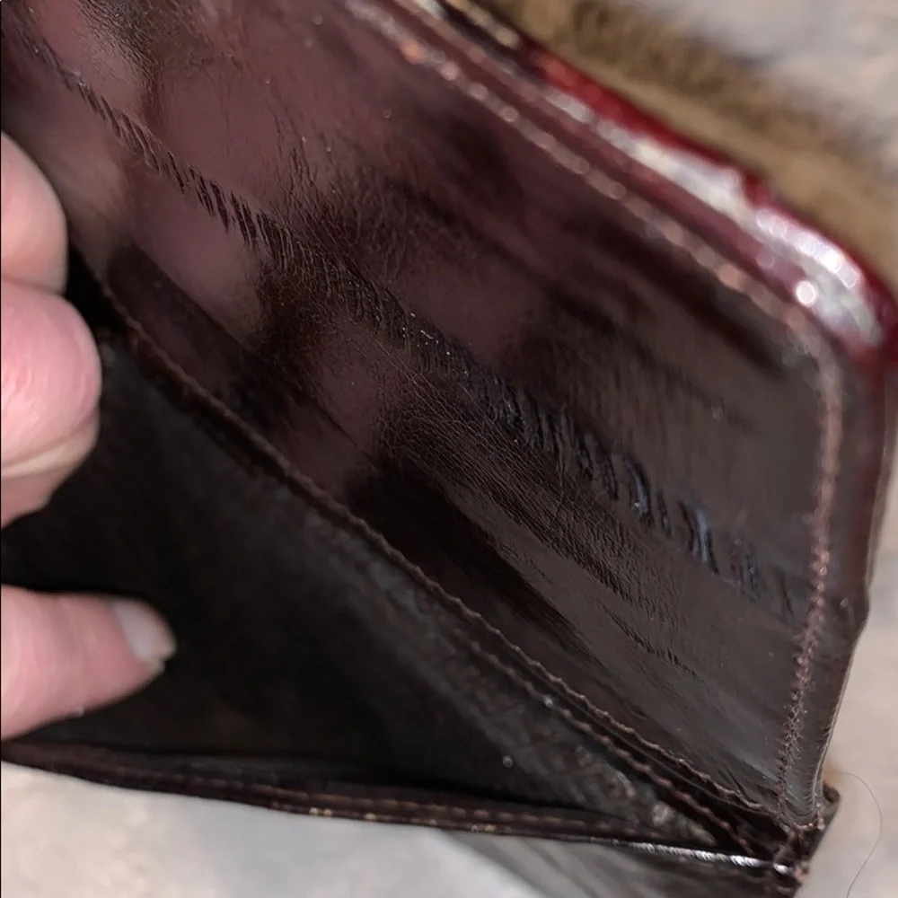 Eel Skin Check Book Excellent Condition Vintage